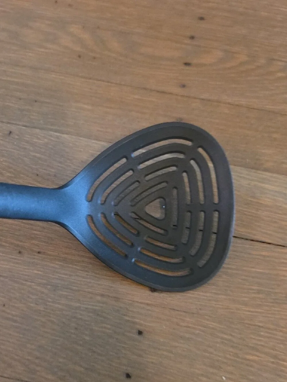 Tupperware Black Slotted Skimmer Spoon